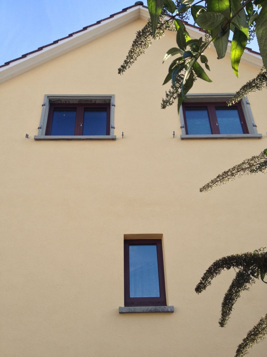 Eingefärbter Fassadenputz, Dübendorf, Foto 6